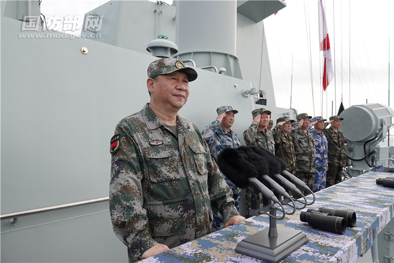  習近平已指示解放軍在2027年做好攻台準備。 圖：翻攝自中國國防部網頁 