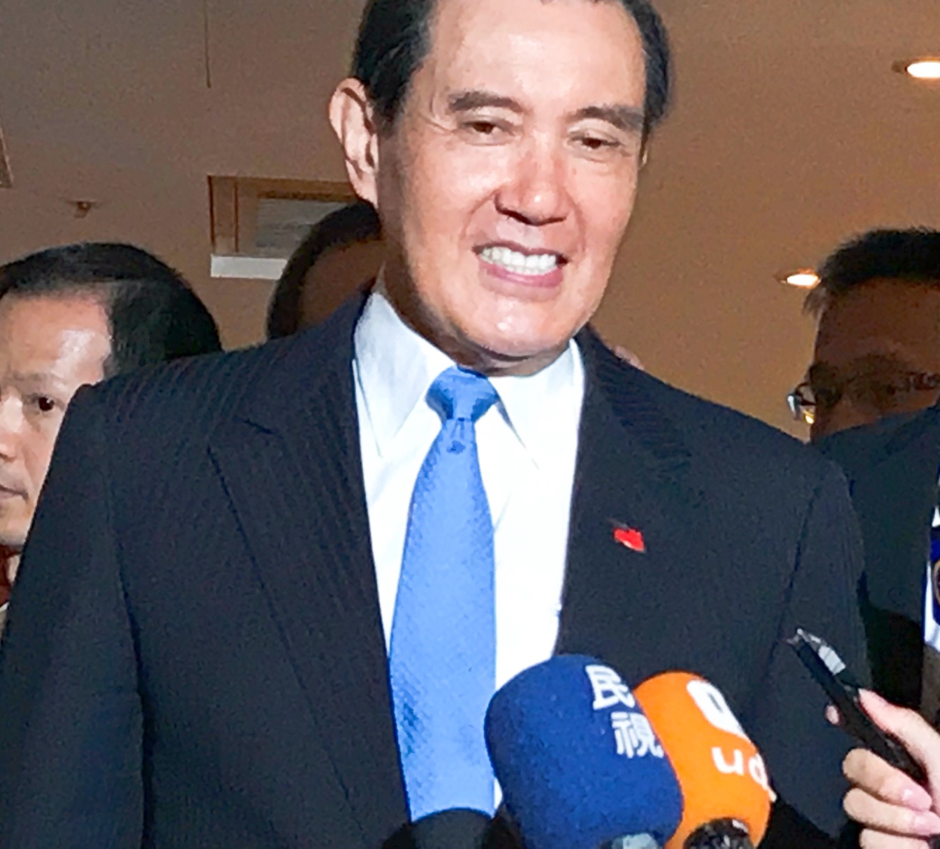 由前總統馬英九籌組的「財團法人馬英九文教基金會」今（27）天上午在國賓飯店舉辦成立茶會。