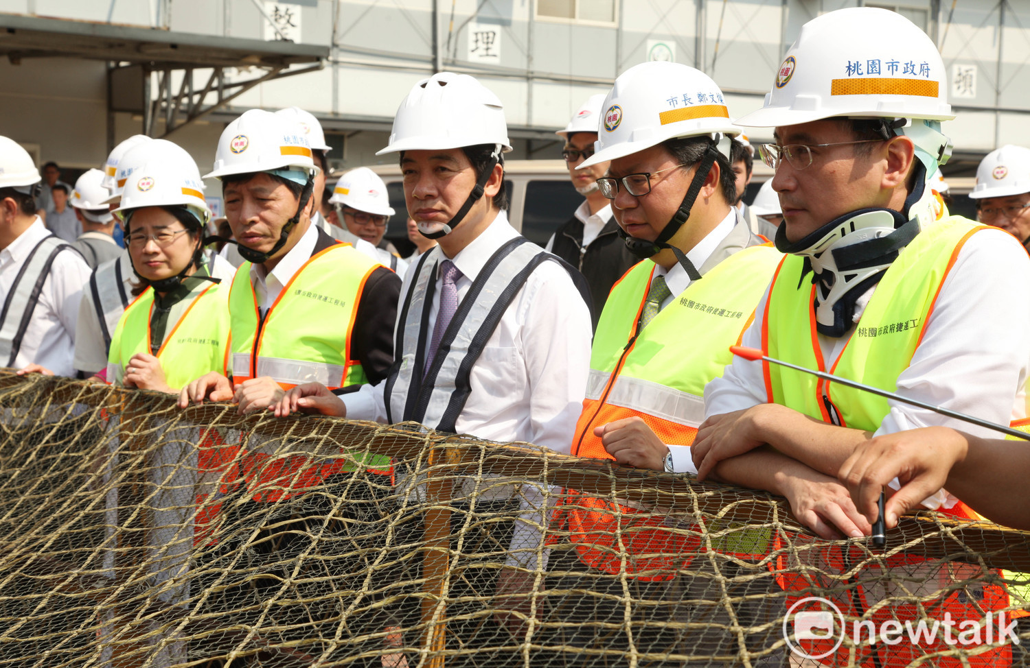 賴清德表示，桃園鐵路地下化及相關捷運軌道建設，未來與三鶯線串聯後，同時連結台北市與新北市，成為北台灣核心鐵三角。