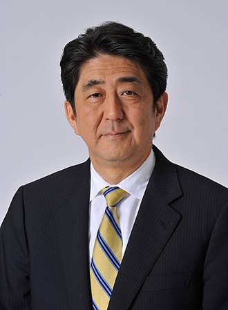 安倍晉三準備3連任自民黨總裁，這次他將會遭遇老對手石破茂。   圖：Prime Minister of Japan Official　CC BY 4.0