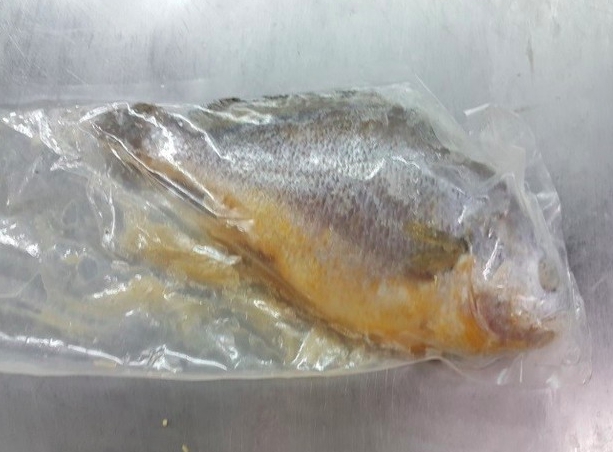 一款來自屏東縣養殖戶的甲魚，發現有不得檢出的，三甲氧芐氨嘧啶(trimethoprim) 0.59ppm。