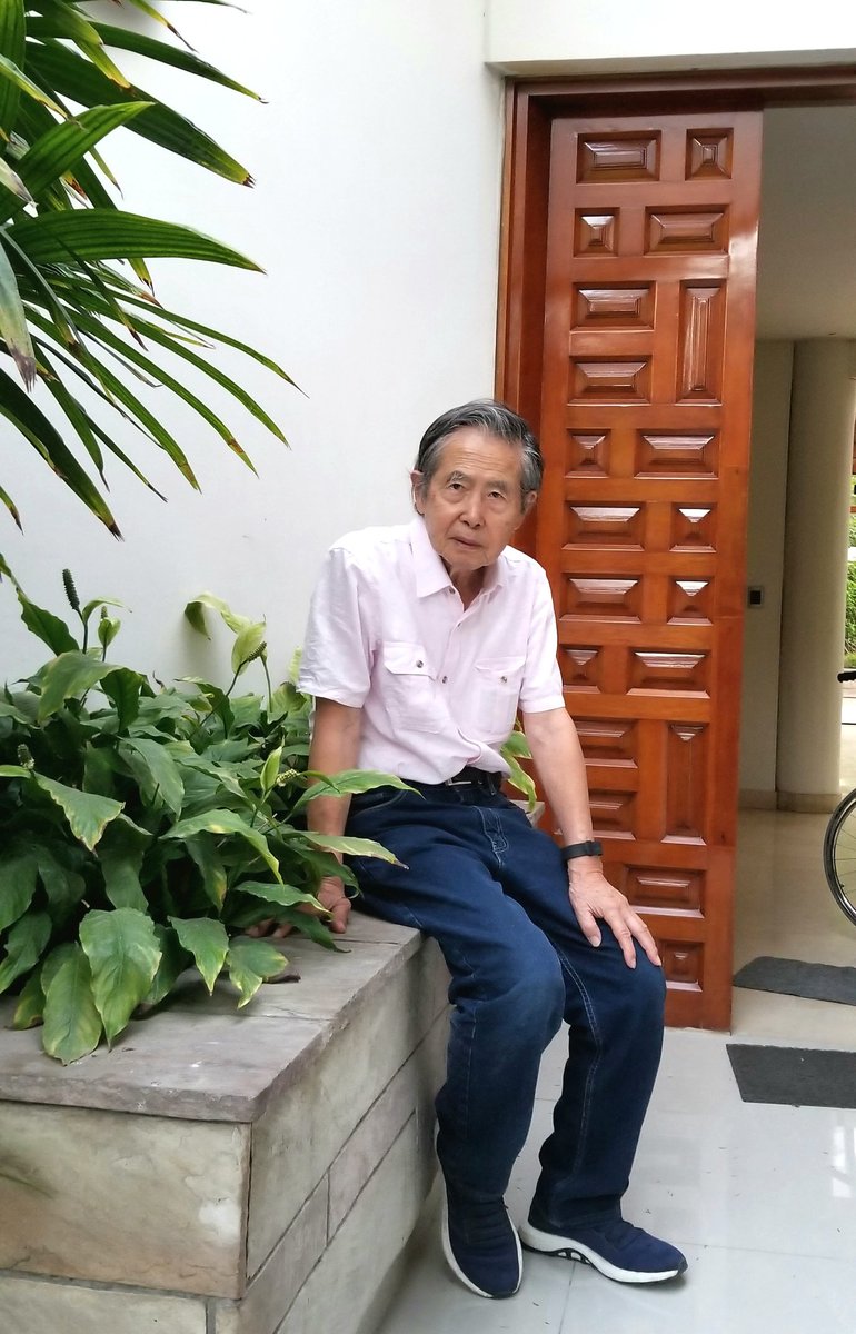  秘魯法院2023年撤銷對前總統藤森謙也（Alberto Fujimori）的特赦，藤森表示，重返監獄對他來說，無異是判死刑。(資料照片) 圖：翻攝自藤森謙也twitter@@albertofujimori 