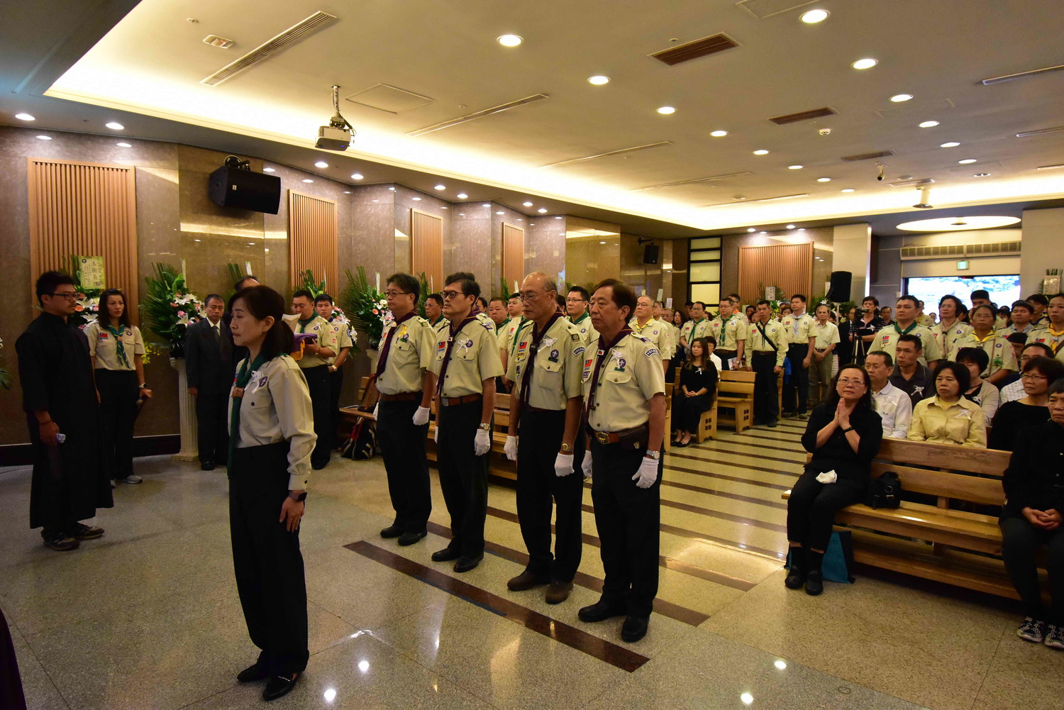 被稱「新北童軍教育楷模」的新北市蘆洲國中退休校長宋宏明。 