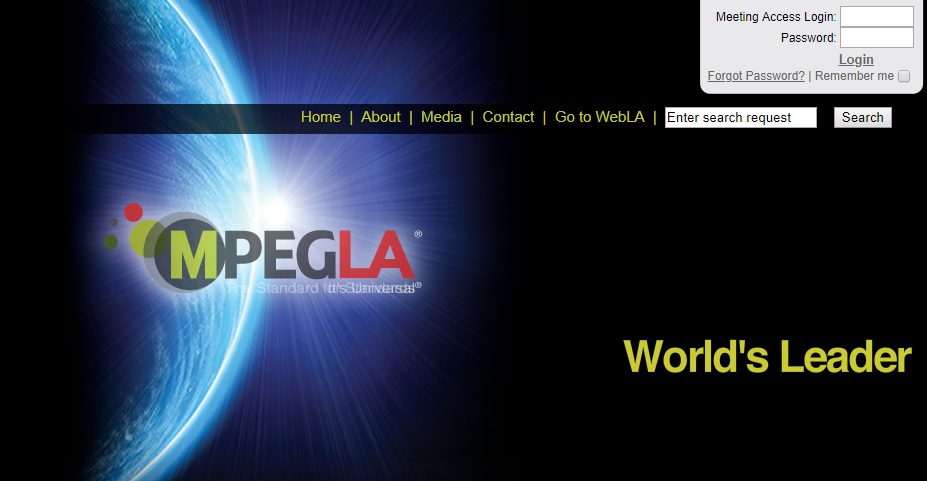 MPEG LA主要從事標準專利池的授權，擁有不少重要的多媒體標準專利。   圖：翻攝MPEG LA官網