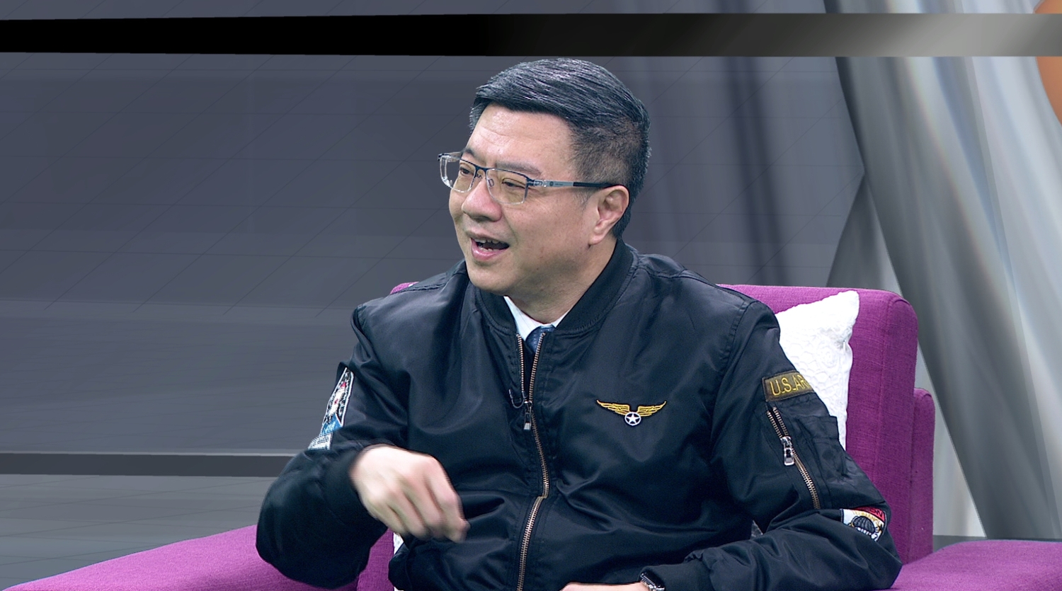 卓榮泰接受電視節目專訪,談民進黨未來態勢。 圖:壹電視節目提供 卓榮泰接受電視節目專訪,談民進黨未來態勢。 圖:壹電視節目提供