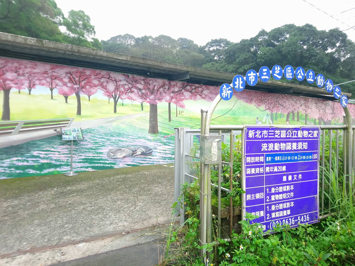 新北市府推動動物之家公園化；圖為三芝動物之家。   圖﹕新北市動保處提供