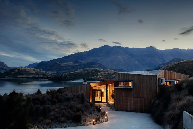 Airbnb Luxe提供頂級的房型，位於紐西蘭南島的城市瓦納卡。   圖：擷取自Airbnb Luxe官方網站