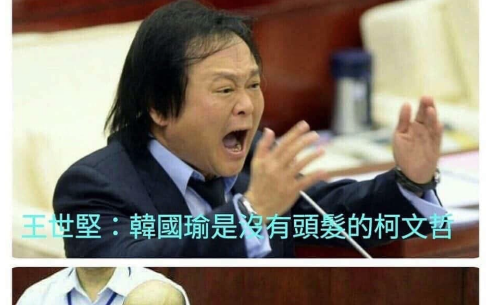 韓國瑜是沒有頭髮的柯文哲 王世堅 先知 語錄 1 政治 新頭殼newtalk