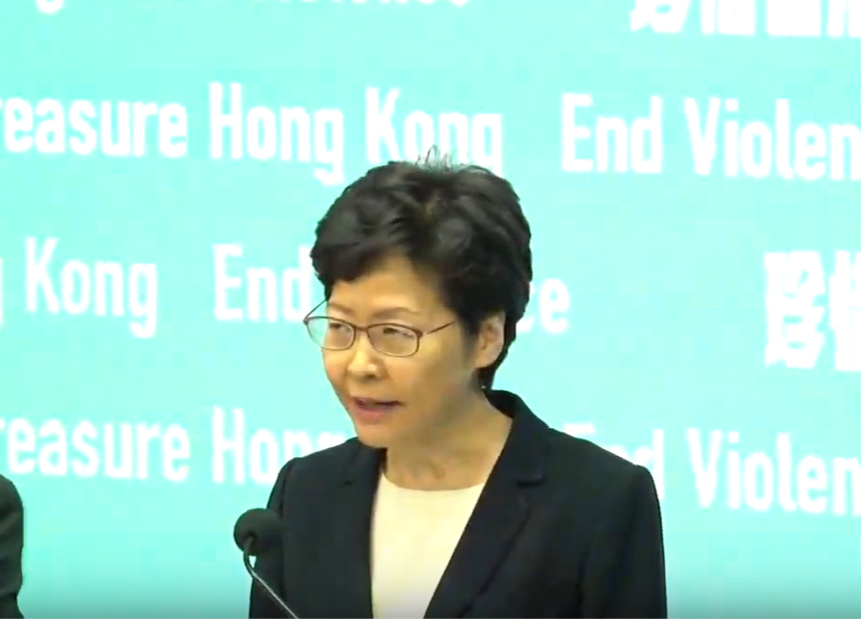 林鄭月娥：配合北京制定香港選舉制度  處理「不愛國港人」 | 中國 |