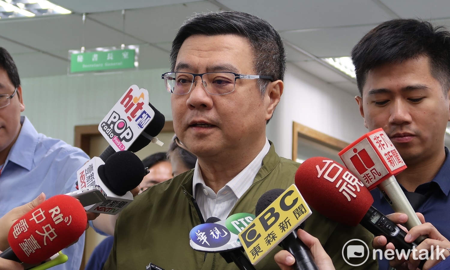 民進黨主席卓榮泰。&nbsp;&nbsp;&nbsp;資料照片：林朝億/攝