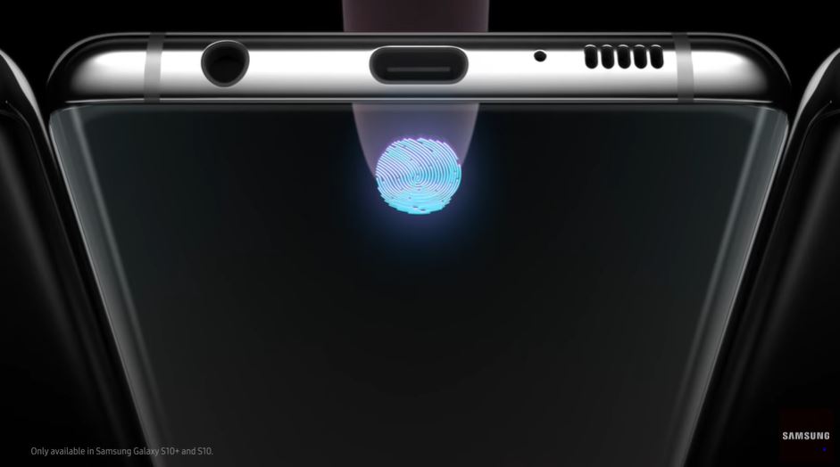 三星Galaxy S10機款的指紋辨識功能近期爆出漏洞，允許未註冊的指紋進行解鎖。   圖：翻攝自Samsung官方YouTube