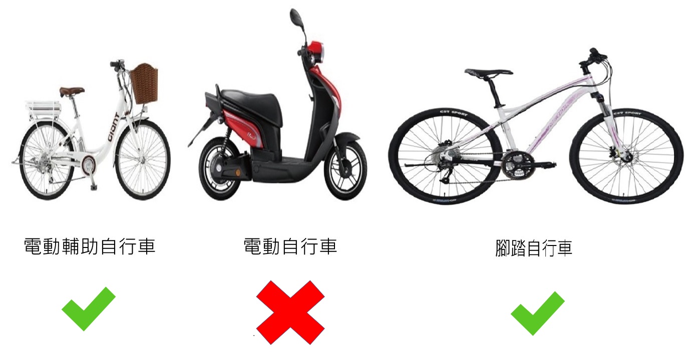 電動自行車禁止騎上潭雅神自行車道，不過電動輔助自行車在允許範圍內。   圖：台中觀旅局／提供