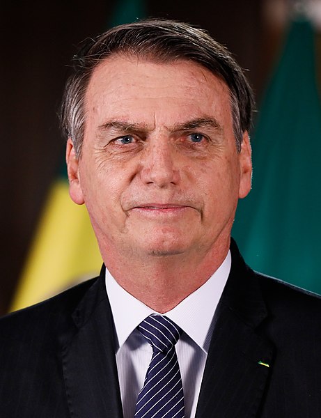 巴西總統波索納洛。   圖 : 翻攝自維基百科