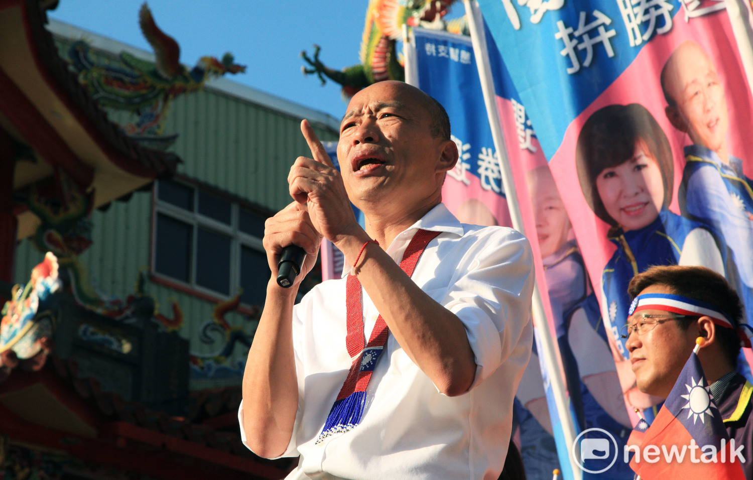 國民黨總統參選人韓國瑜。痛批教育部把台灣孩子當成賊。   圖：林昀真/攝（資料照片）