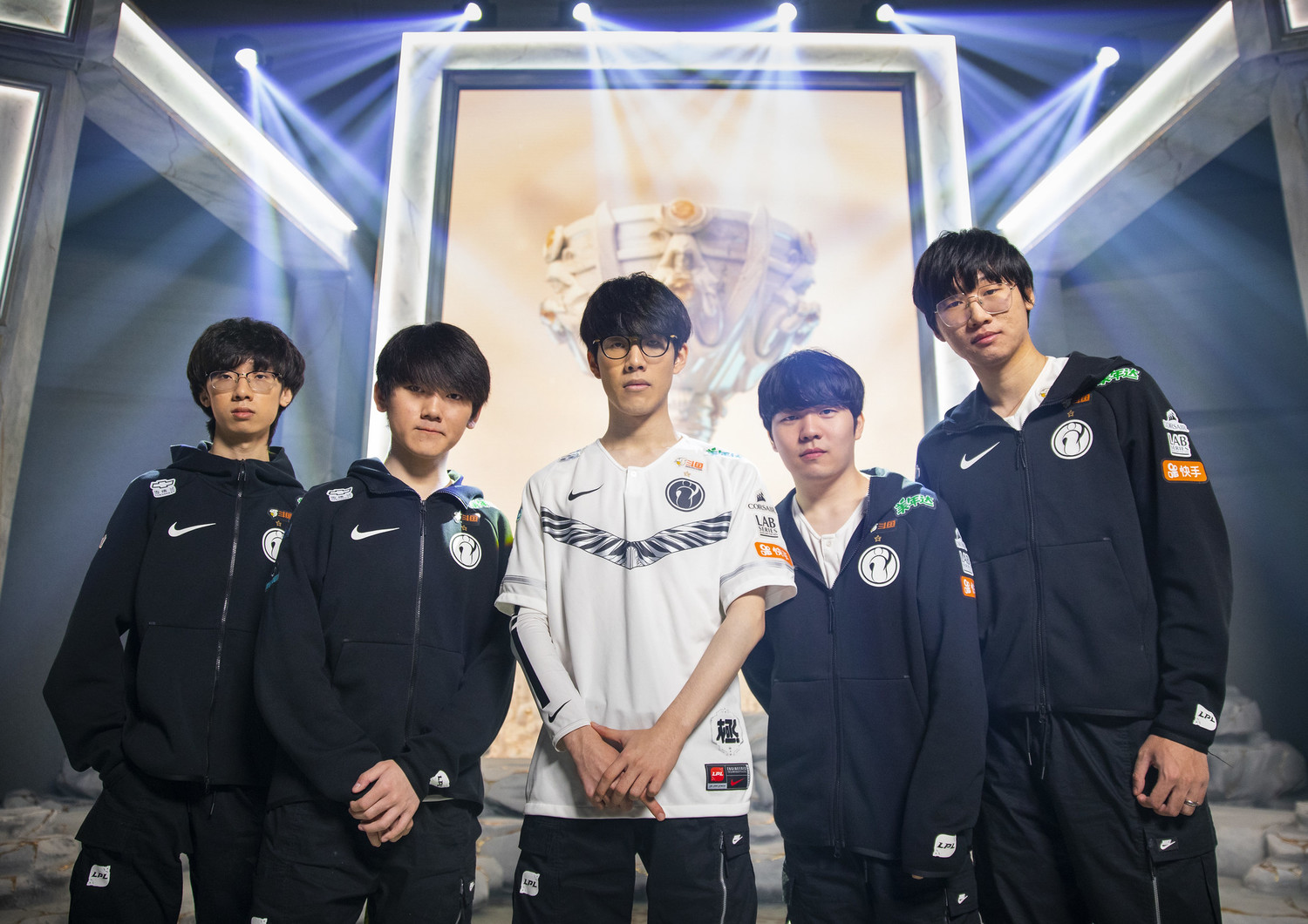 去年世界冠軍Invictus Gaming（iG）衛冕夢碎。   圖：翻攝自LoL Esports Photo Flickr