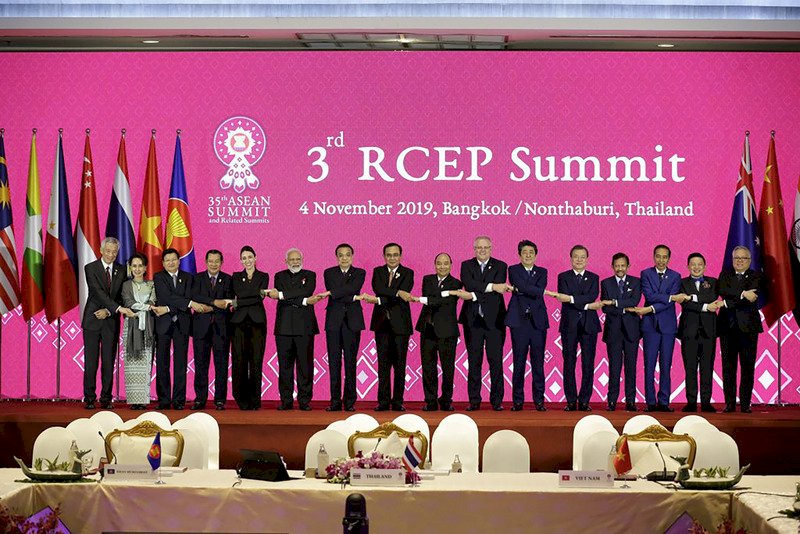 「區域全面經濟夥伴協定」(RCEP)2020年由15個亞太國家簽署。   圖：翻攝東協秘書處（資料照片）