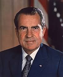 美國前總統尼克森。   圖 : 翻攝自維基百科