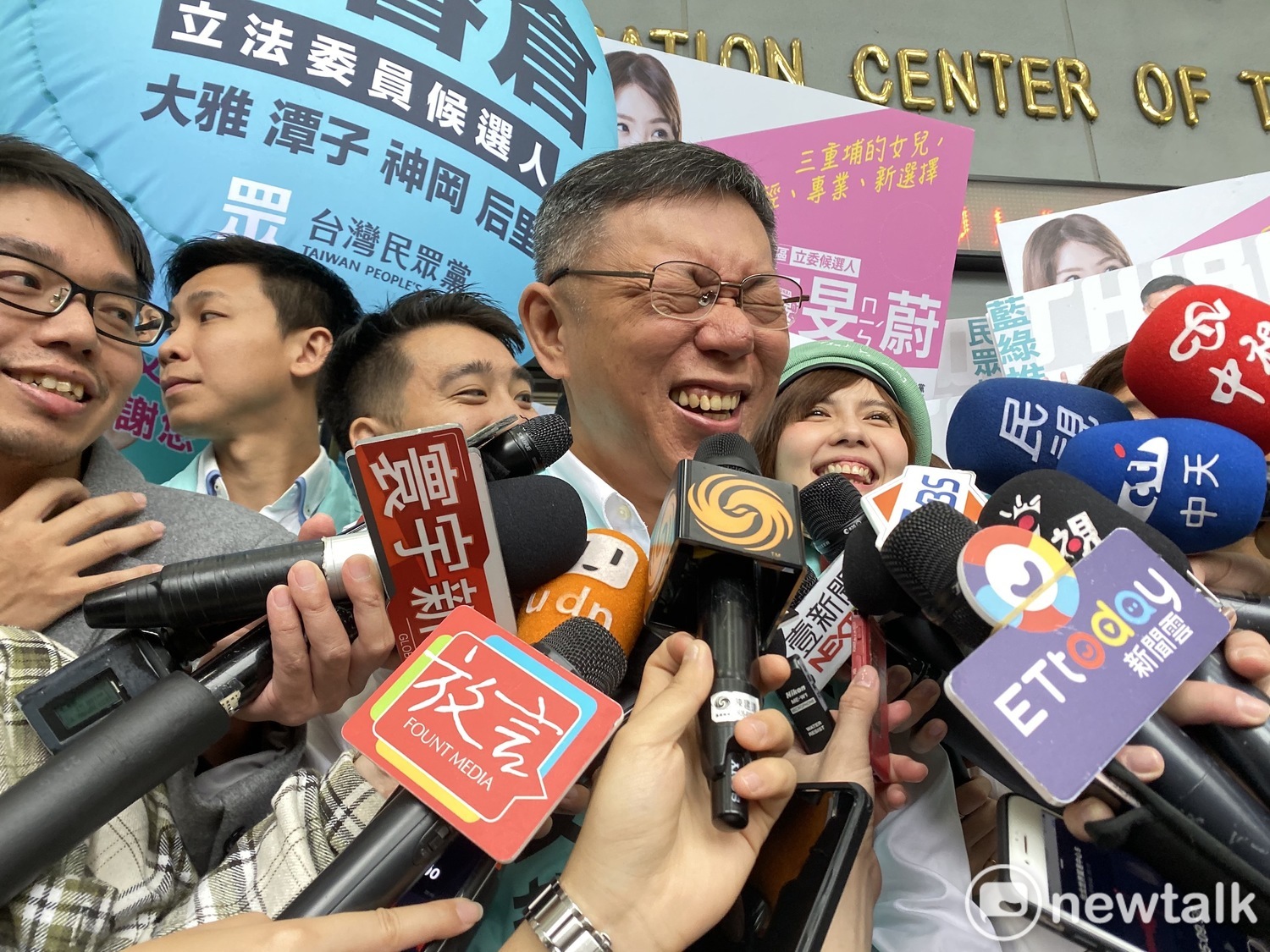 台北市長兼台灣民眾黨主席柯文哲。   圖：周煊惠 ／攝（資料照）
