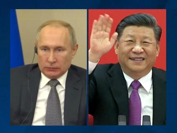 俄羅斯總統普亭（左圖）與中國國家主席習近平，2日透過視訊，啟動「西伯利亞力量」天然氣管線。   圖：翻攝自俄羅斯《Fontanka》
