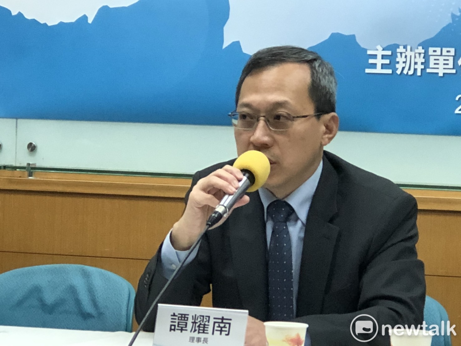 兩岸政策協會理事長譚耀南。   圖：謝莉慧/攝