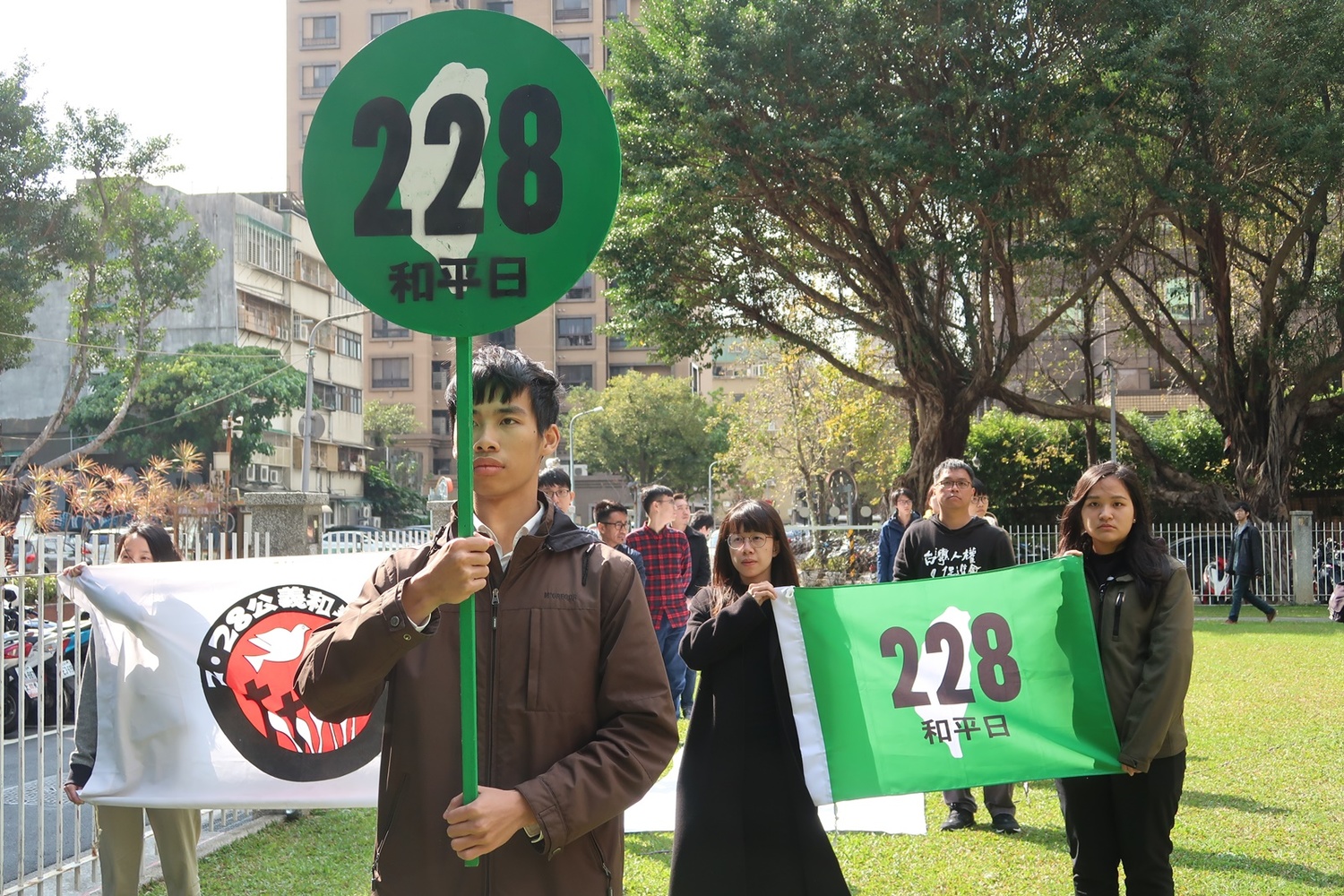 40多個民間團體將於22日舉行「228．0拒絕遺忘堅持反抗—228七十三周年紀念行動」   圖：林朝億/攝