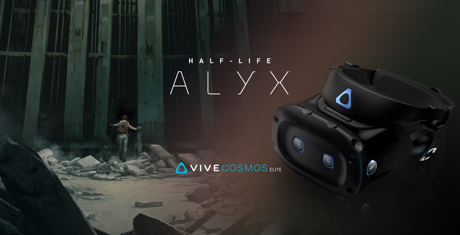 HTC VIVE Cosmos Elite正式開賣並結合Valve即將上線新作《戰慄時空：艾莉克絲》贈送消費者   圖：HTC/提供