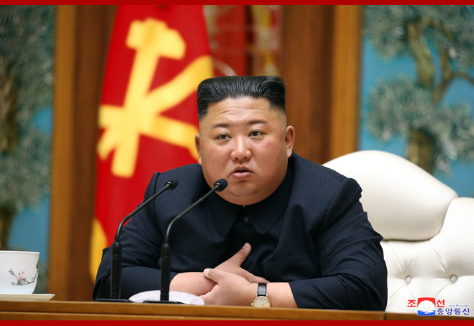 北韓領導人金正恩。   圖：翻攝朝中社KCAN網站