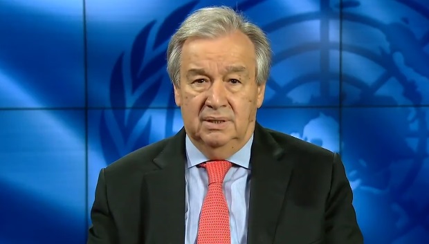 聯合國秘書長古特雷斯(Antonio Guterres)表示：「烏克蘭戰事似乎不可能停火」。   圖：翻攝自Antonio Guterres 推特
