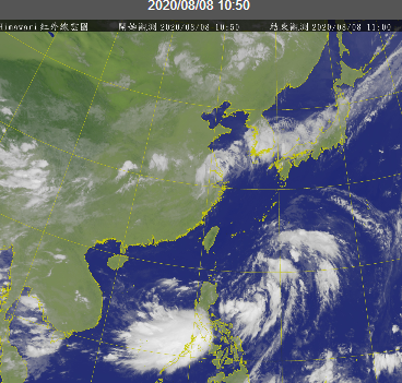賈新興指出，颱風上去之後，引進了偏南風至西南風，目前預估下週一開始，台灣天氣相當不穩定。   圖：取自中央氣象局官網