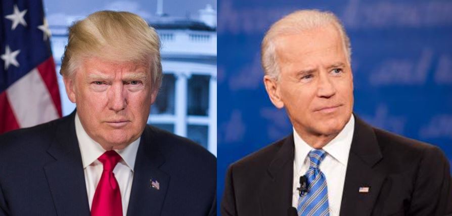 2020美國總統大選候選人，川普（左）及拜登（右）。   圖：新頭殼合成（資料照）