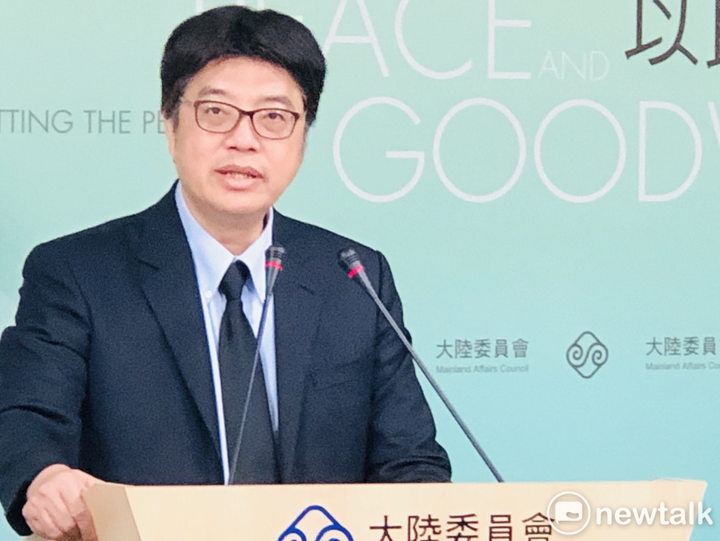 Qiu Chuizheng, Vice President and Spokesperson for the Continent Affairs Council.  Image: Xie Lihui / Photo