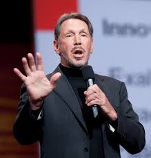 Larry Ellison, President and Founder of Oracle (Larry Ellison).  Figure: Obtained from English Wikipedia