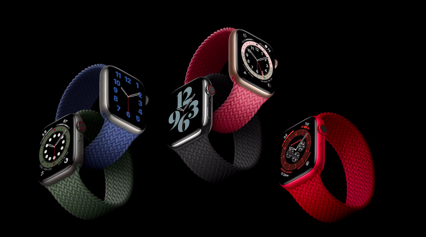 蘋果發表會推出新Apple Watch Series 6。   圖：擷取自蘋果直播畫面