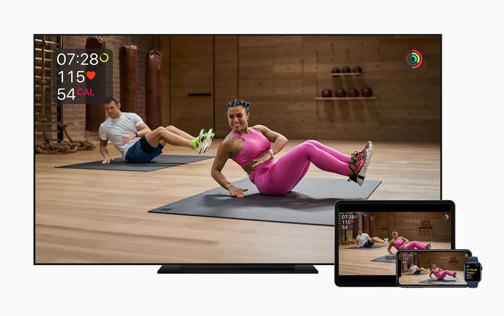 Apple Fitness+爲蘋果的個人化健身服務。   圖：擷取自蘋果官網