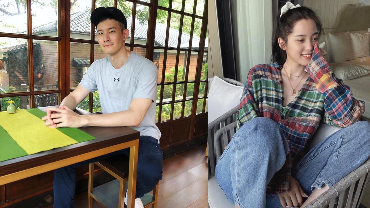 Internet celebrity Porter Wang (left) advised Ouyang Nana (right) not to play on other people's feelings, and suggested that she should give up her Taiwan passport as soon as possible and become a Chinese citizen. Image: Flip it over to Facebook fan page