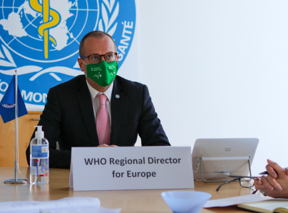 世界衛生組織歐洲區域主任克魯格（Hans Kluge）。   圖：擷取自Hans Kluge推特