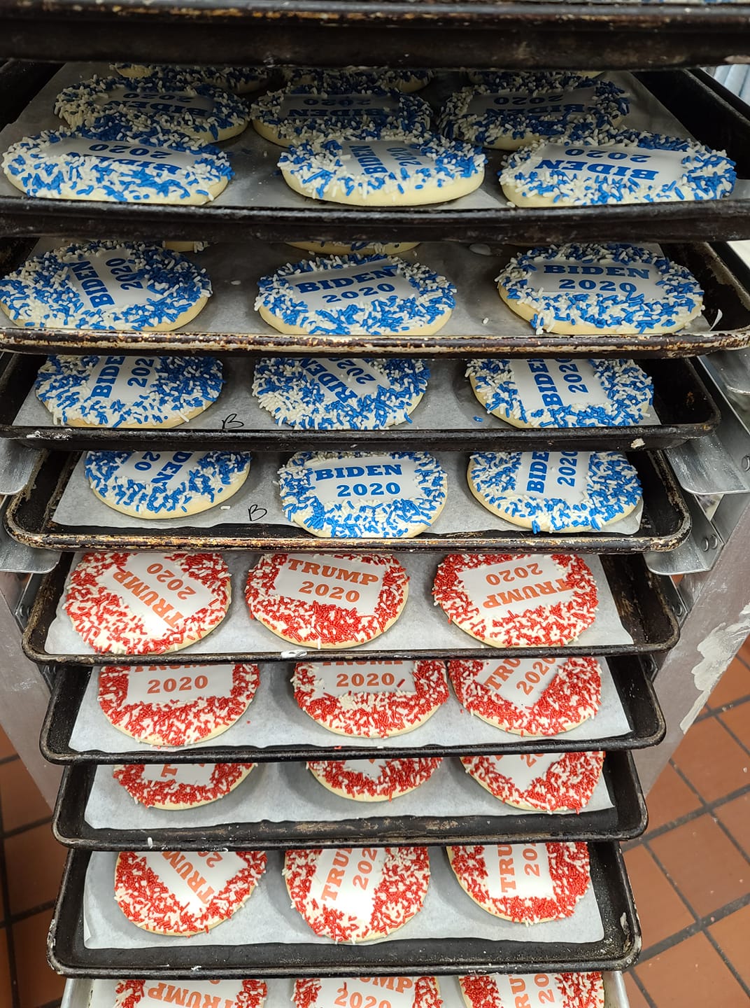 A Lochel's bakery in Pennsylvania, America's changing state, recently started selling 