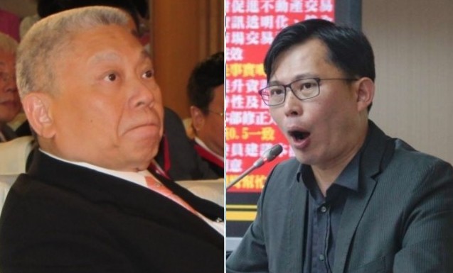 Cai Yanming (left) claimed in the hearing that he did not intervene in news production and broadcasting, and Huang Guochang (right) accused him of blatantly lying.Figure: New Head Shell Synthesis