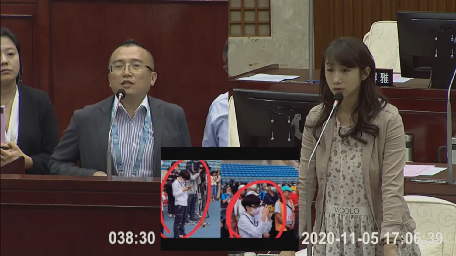 Taipei City Councilor Xu Shuhua of the DPP questioned that Mayor Ke Wenzhe has appointed distant relatives to serve as interns in the mayor's office and later in the Social Affairs Office to maintain confidentiality. Flip Live Stream