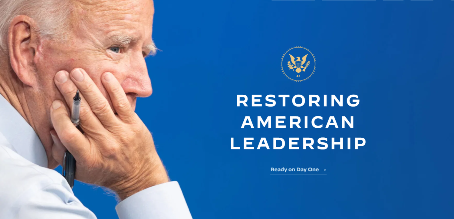 Biden's team has created a transfer of power website and social platform account to establish information about the transfer of power before taking office Image: Retrieved from Biden-Harris Presidential Transition website