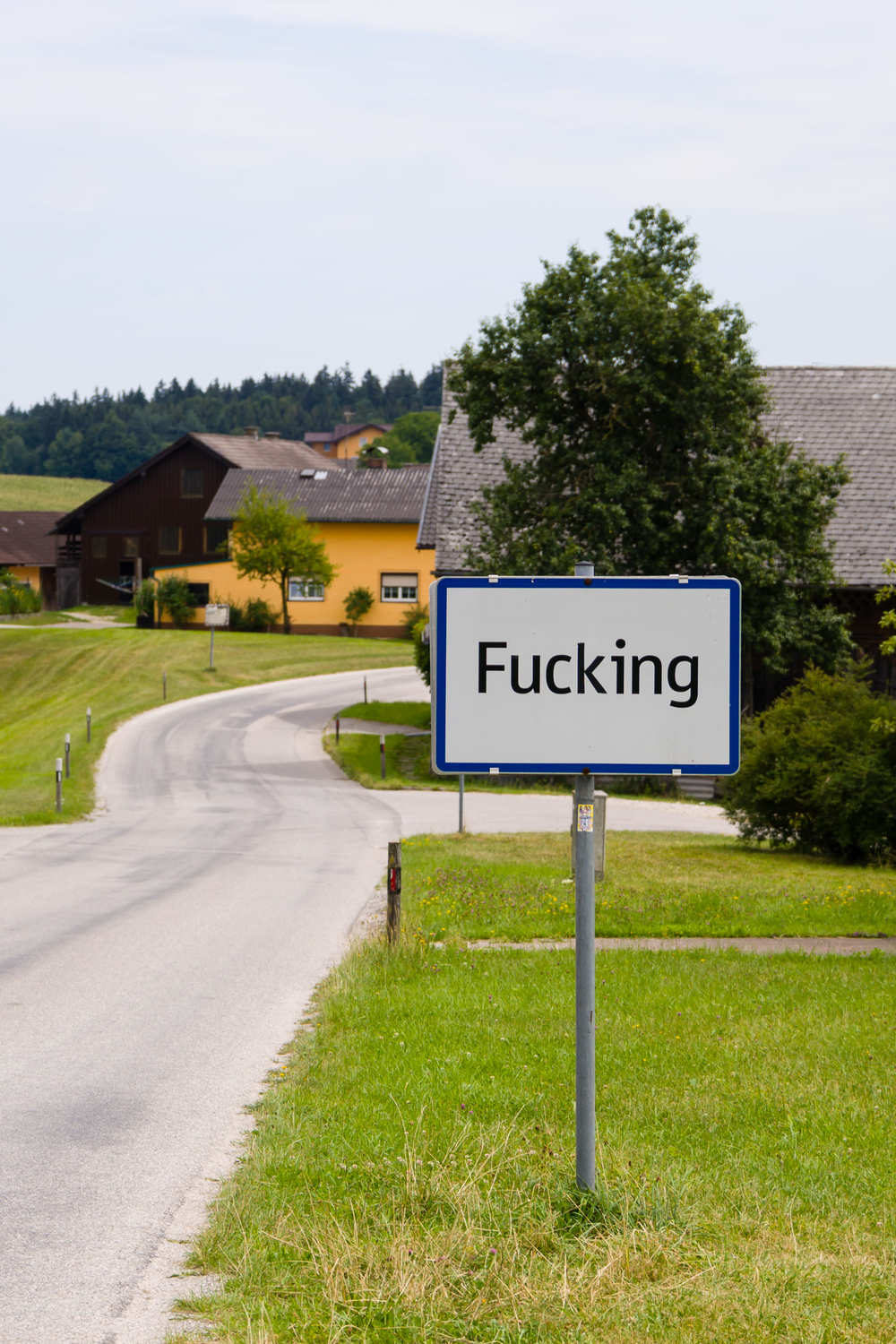 奧地利Fucking村明年將改名為Fugging。   圖：維基共享資源（Tobias ToMar Maier ，CC BY-SA 3.0）(photo:NewTalk)
