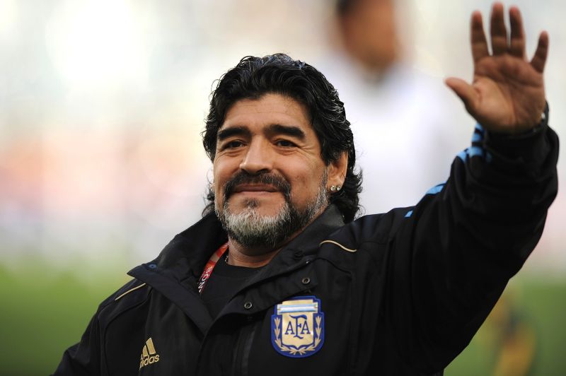阿根廷足球傳奇人物馬拉度納（Diego Maradona）25日因心臟病發作過世，享壽60歲。   圖／達志影像／美聯社(photo:NewTalk)