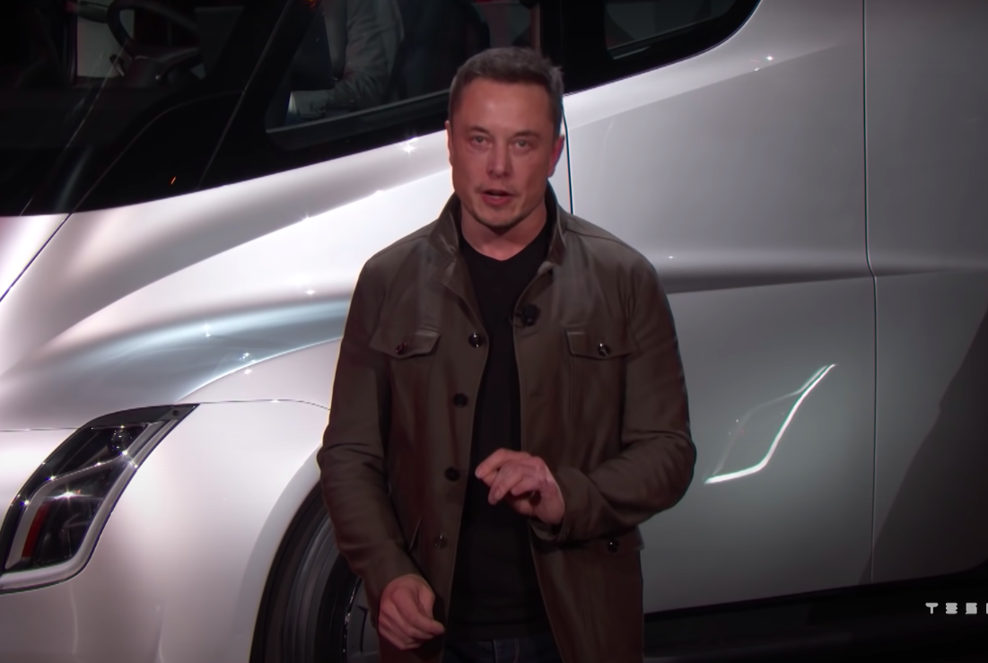 航太公司SpaceX創辦人馬斯克（Elon Musk）。   圖：擷取自Tesla Youtube(photo:NewTalk)