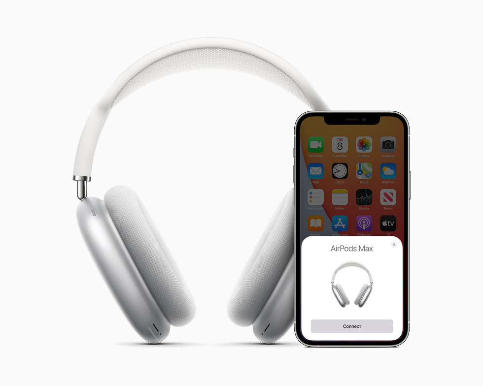 苹果推出头戴式降噪耳机AirPods Max，售价18,490台币。   图：翻摄自Apple(photo:NewTalk)