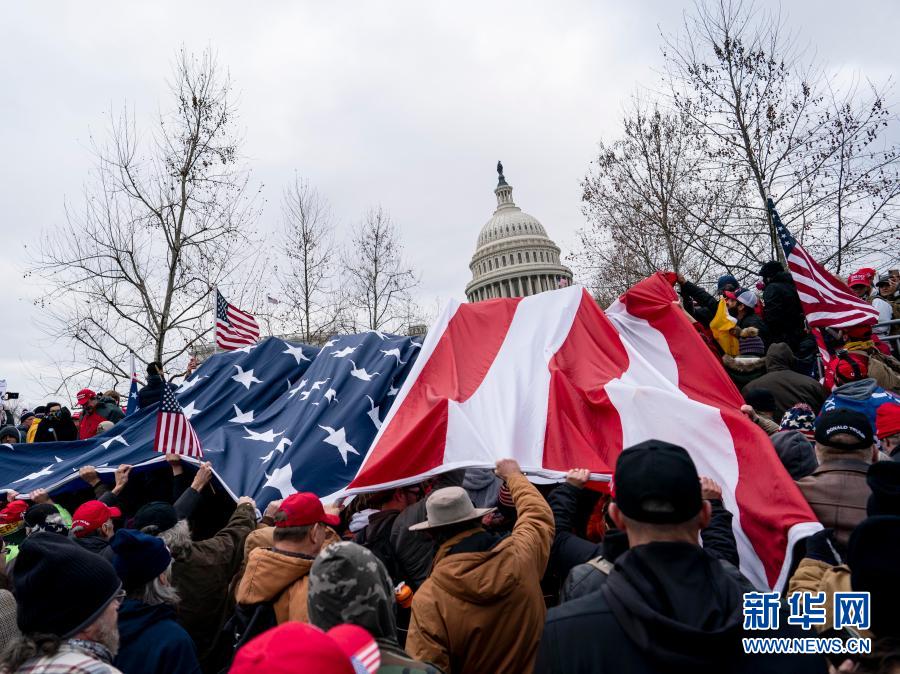 Trump supporters invaded the United States Capitol on January 6 local time, causing many deaths and injuries.Figure: Retrieved from Xinhuanet