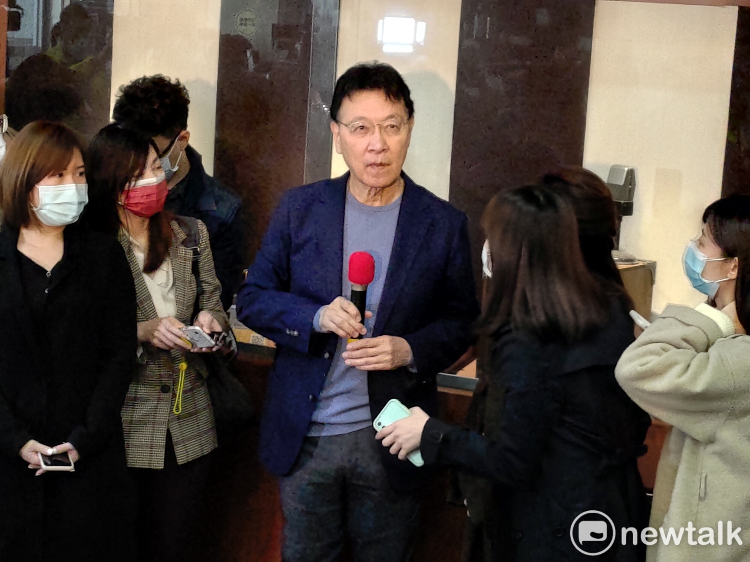 中廣董事長趙少康談申請恢復國民黨籍身分。   圖：黃建豪/攝（資料照）