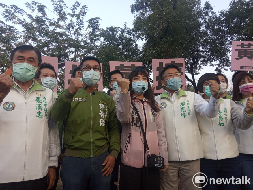 投下罷免不同意票！ 民進黨高市議會黨團總動員路口力挺黃捷