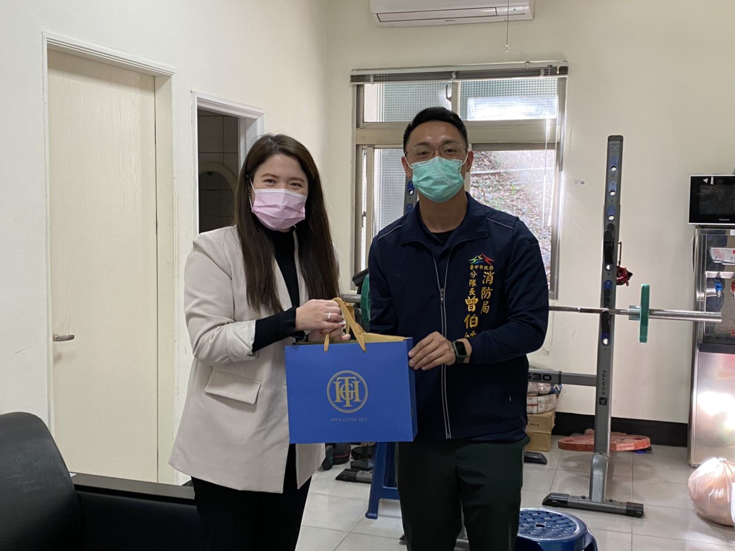 谷關七雄健行森活迴響熱烈 林筱淇親赴谷關感謝警消