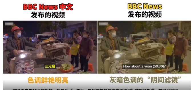 陸網民抓到BBC報導中國使用「陰間濾鏡」? 中媒怒批 : 手段卑鄙