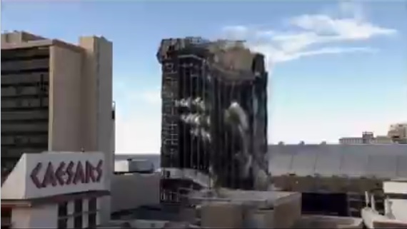 最後的川普廣場酒店爆破拆除 19.5秒灰飛煙滅